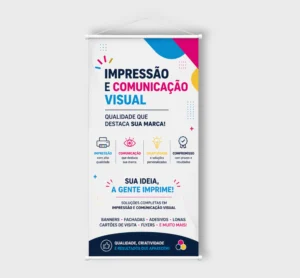 Os Banners e Faixas Personalizados são a solução ideal para divulgar sua marca com destaque e impacto visual. Versáteis e totalmente personalizáveis, eles fortalecem sua comunicação em eventos, promoções, campanhas e pontos de venda.